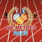 100 Metres Race is a running game that tests your speed, rhythm, and determination. Are you ready to race anyone in the world? Start playing right away!