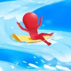 Aquapark Surfer Race immerses participants in exhilarating water competitions. Manoeuvre down serpentine water slides, evade hindrances, and surpass your rivals.