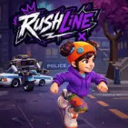 Rush Line is a pinball game that checks how fast and quick you can turn. Players take control of a character or item that moves along a track that has obstacles in its way. 
