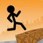 Stickman Run is a game that tests your speed and skills. You will be in a fierce race in this game as a stickman character, and you will have to get past a number of risky obstacles.