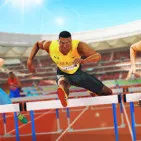In Hurdles, you have to pick one of eight runners and help them get over the jumps to win the race.