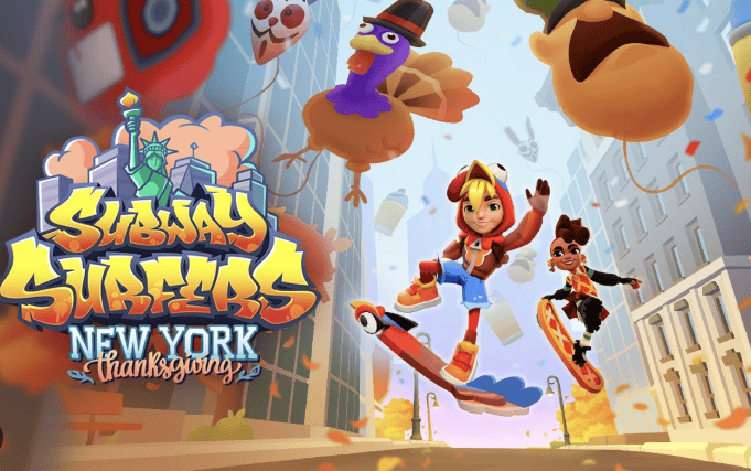 Play Subway Surfers: New York for Thanksgiving free