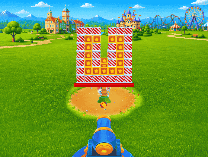Play Tower Smash Can Blaster game free